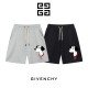 Givenchy New Classic Spotted Dog Printed Shorts Couples Casual Drawstring Sports Pants