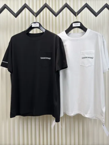 Chrome Hearts Classic Snowflake Cross Printed Short Sleeve Couple's Casual Versatile T-shirt