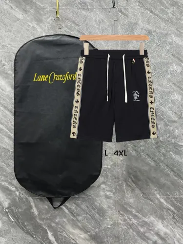 Chrome Hearts Unisex Spring/Summer New Sanskrit Ribbon Drawstring Casual Shorts