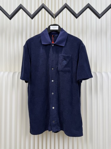 Louis Vuitton Fashion Damier Embroidered Woolen Loop Shirt