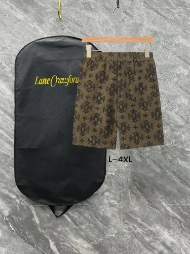 Chrome Hearts Unisex Spring/Summer Full Cross Drawstring Casual Versatile Shorts