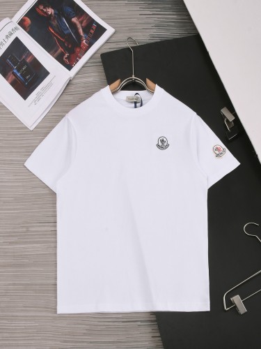 Moncler New Heavy Industry Embroidery LogoT girl Casual Versatile Short Sleeve