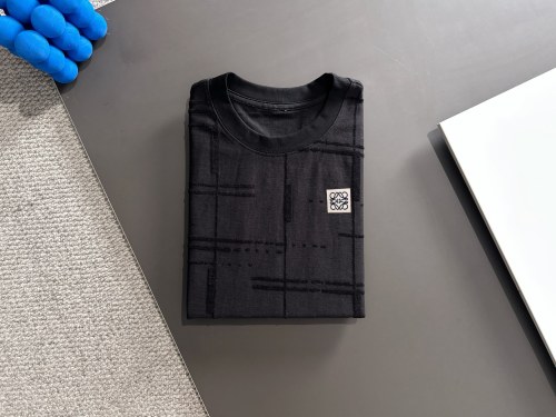 Loewe Fashion Versatile Short Sleeve Unisex Loose Round Neck T-shirt