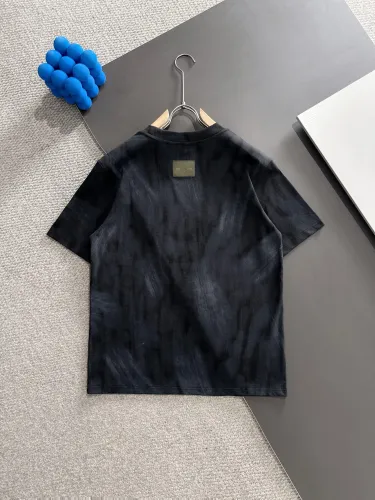 Prada New Fashion Tie Dye Wash Short Sleeve Unisex Loose Casual T-shirt