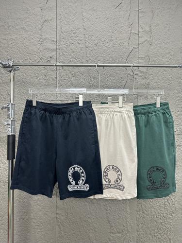 Chrome Hearts New Hot Diamond Horseshoe Sanskrit Shorts Casual Versatile Shorts