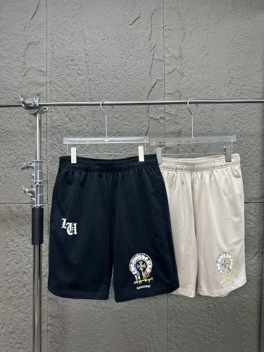 Chrome Hearts Fashion Foam Sanskrit Horseshoe Shorts Casual Loose Shorts