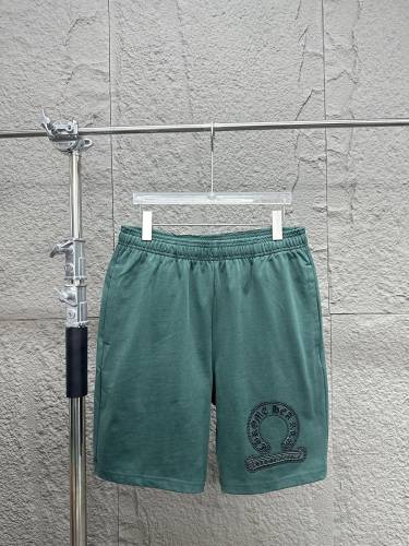 Chrome Hearts New Hot Diamond Horseshoe Sanskrit Shorts Casual Versatile Shorts