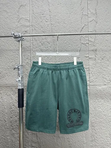 Chrome Hearts New Hot Diamond Horseshoe Sanskrit Shorts Casual Versatile Shorts