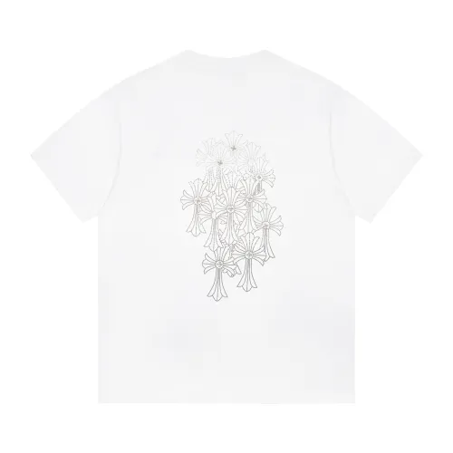 Chrome Hearts New Classic Diamond Logo Short Sleeve Couple Casual Round Neck T-shirt