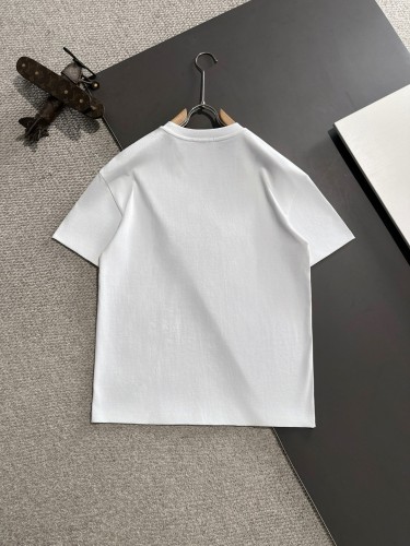 Burberry New Embroidered Diamond War Horse Short Sleeve Unisex Loose Casual T-shirt