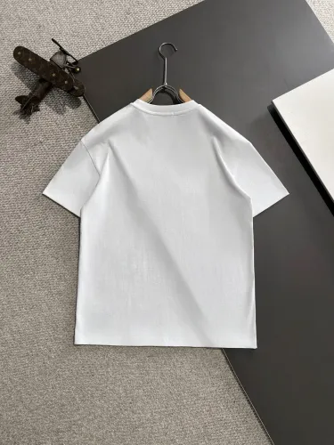 Burberry New Embroidered Diamond War Horse Short Sleeve Unisex Loose Casual T-shirt