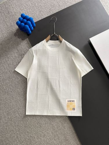Loewe Fashion Versatile Short Sleeve Unisex Loose Round Neck T-shirt