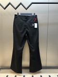 Louis Vuitton Fashion Embroidered Logo Trumpet Casual Pants