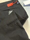 Louis Vuitton Fashion Embroidered Logo Trumpet Casual Pants
