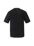 Prada Classic Logo Embroidered Wool Round Neck Short Sleeve