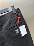 Louis Vuitton Fashion Embroidered Logo Trumpet Casual Pants