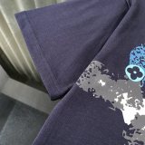 Louis Vuitton New Ink Color Rendering Printed Short Sleeve Round Neck T-shirt