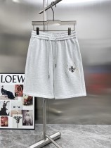 Chrome Hearts Fashion Inkjet Cross Casual Shorts Couple Versatile Drawstring Sports Pants