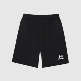 Balenciaga x Under Armour Unisex Classic Embroidered Logo Washed Sports Shorts
