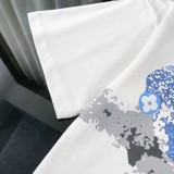 Louis Vuitton New Ink Color Rendering Printed Short Sleeve Round Neck T-shirt
