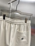 Dior Embroidered Logo Casual Shorts Couple Versatile Drawstring Sports Pants