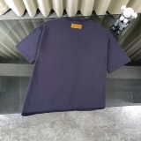 Louis Vuitton New Ink Color Rendering Printed Short Sleeve Round Neck T-shirt