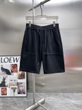 Louis Vuitton New Embroidered Logo Casual Shorts Couple Versatile Drawstring Sports Pants