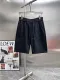 Louis Vuitton New Embroidered Logo Casual Shorts Couple Versatile Drawstring Sports Pants