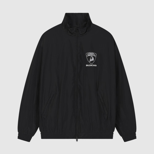 Balenciaga X Lamborghini Classic Letter Printed Casual Jacket Coat
