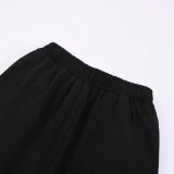 Balenciaga x Under Armour Unisex Classic Embroidered Logo Washed Sports Shorts