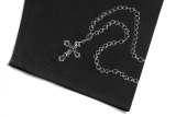 Chrome Hearts Classic Hardware Cross Printed Washed Casual Shorts