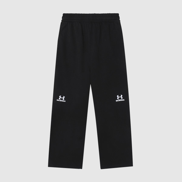 Balenciaga x Under Armour Unisex Classic Embroidered Logo Washed Sports Pants