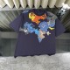 Louis Vuitton New Ink Color Rendering Printed Short Sleeve Round Neck T-shirt