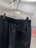 Chrome Hearts New Leather Cross Casual Shorts Couple Versatile Drawstring Sports Pants