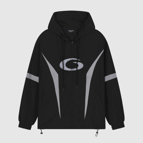 Balenciaga New Classic Loop Sports Icon Printed Casual Hoodie Jacket