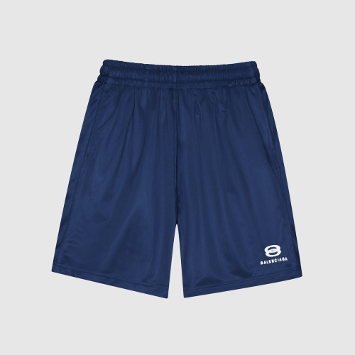 Balenciaga Unisex Classic Loose Casual Blue Ball Shorts