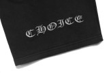 Chrome Hearts Classic Hardware Cross Printed Washed Casual Shorts