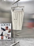 Dior Embroidered Logo Casual Shorts Couple Versatile Drawstring Sports Pants