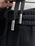 Louis Vuitton New Embroidered Logo Casual Shorts Couple Versatile Drawstring Sports Pants