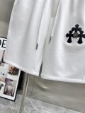 Chrome Hearts New Leather Cross Casual Shorts Couple Versatile Drawstring Sports Pants