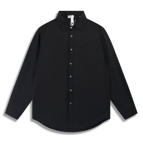 Burberry New Classic Embroidered Shield Long Sleeve Shirt