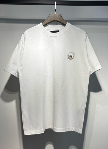 Amiri Classic Logo Printed Short Sleeve Unisex Casual Round Neck T-shirt