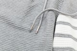 Thom Browne Classic Retro Color Blocked Four Bar Knitted Polo Shirt Set