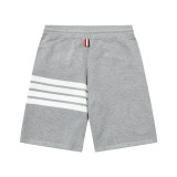 Thom Browne Classic Retro Color Blocked Four Bar Knitted Polo Shirt Set