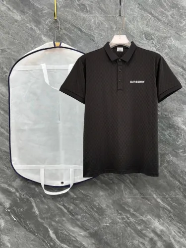Burberry New Classic Logo Printed Plaid Casual Collar Short Sleeve