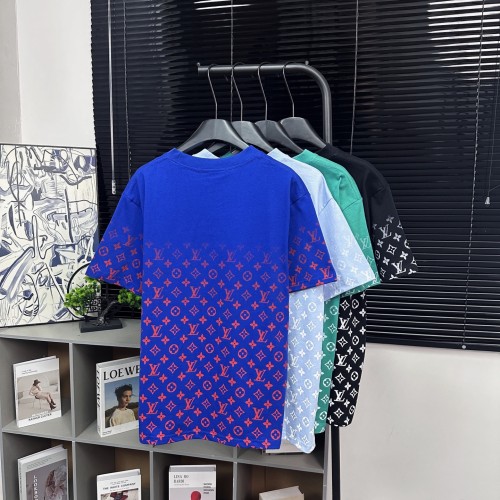 Louis Vuitton Classic Logo Printed T-shirt Unisex Casual Loose Short Sleeve