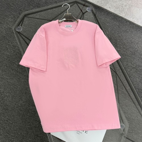 Loewe Classic Embroidered Logo Short Sleeve Couple's Casual Loose T-shirt