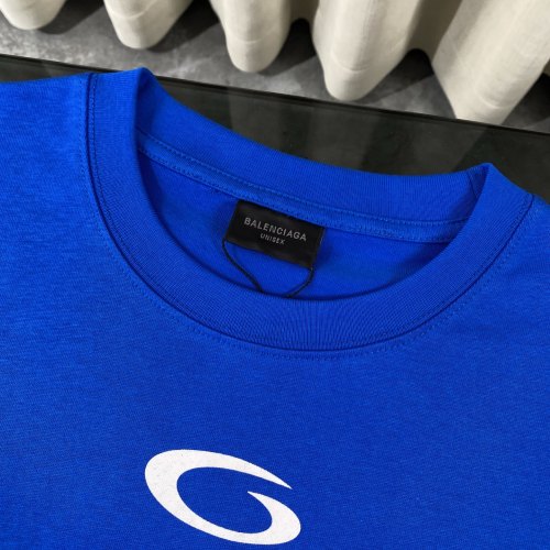 Balenciaga Retro Basketball T-shirt Classic Logo Printed Round Neck Short Sleeve