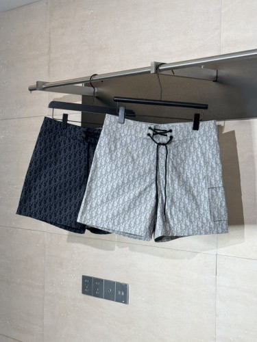Dior New Summer Full Letter Beach Casual Shorts