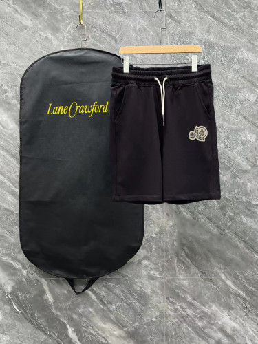 Moncler New Classic Simple Logo Shorts Unisex Drawstring Casual Pants